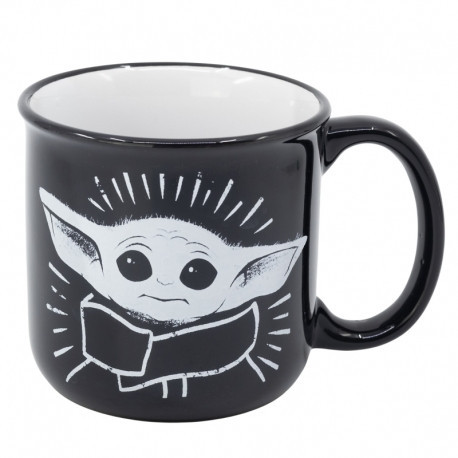 TASSE EN CÉRAMIQUE POUR LE PETIT DÉJEUNER 415 ML DANS UNE BOÎTE CADEAU BABY YODA