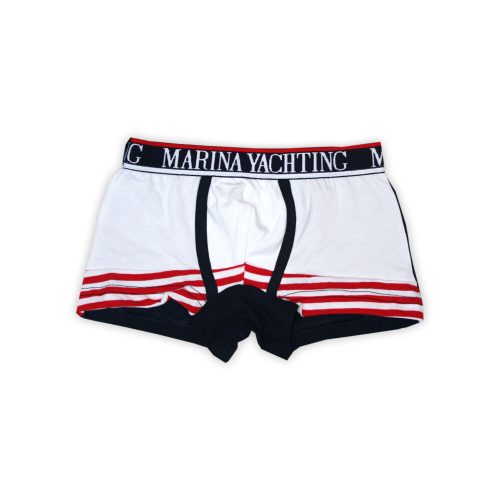Boxer pour garçon - Boxer en éponge de coton - rayé bleu - 134