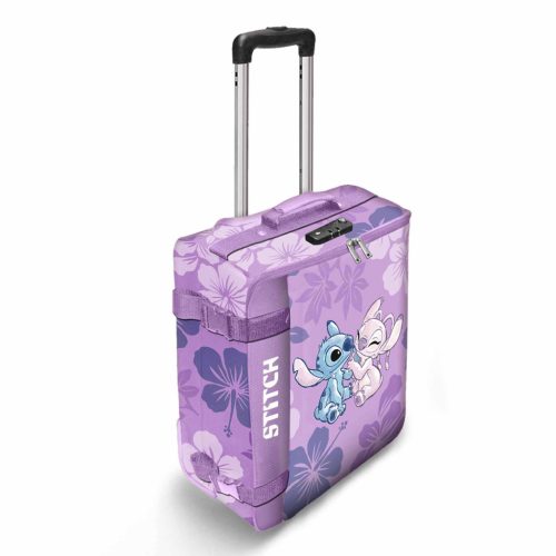 VALISE CABINE PLIABLE STITCH ROSE - 36cm X 52cm X 20cm