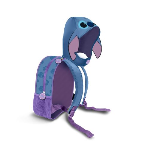 Sac à dos Stitch à capuche en matériau imperméable - 26cm X 31cm X 11cm