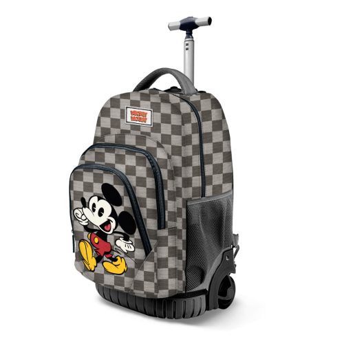 Cartable/valise à roulettes Mickey Mouse GTS - MARRON - 32cm X 47cm X 25cm
