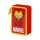 Trousse à crayons rembourrée 3D Iron Man 3 compartiments