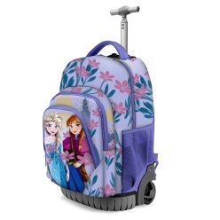   SAC À DOS À ROULETTES REINE DES NEIGES GTS - BLEU - 32cm X 47cm X 25cm