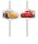 4 pailles en papier CARS DISNEY
