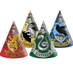 6 chapeaux en papier HARRY POTTER HOGWARTS HOUSES