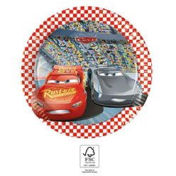8 assiettes en papier 20cm Cars