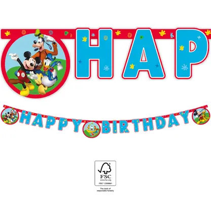 1 nappe en papier 120x180cm MICKEY ROCK THE HOUSE