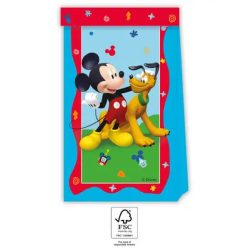   4 gobelets de fête réutilisables 250 ml MICKEY ROCK THE HOUSE