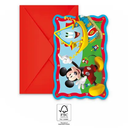8 assiettes en papier 20cm MICKEY ROCK THE HOUSE