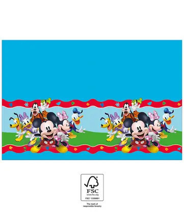 1 fanion en papier triangulaire MICKEY ROCK THE HOUSE