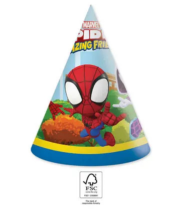 6 casquettes SPIDEY ET SES INCROYABLES AMIS MARVEL