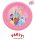 Ensemble de 4 assiettes de fête réutilisables de 21 cm PRINCESSES DISNEY