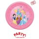 Ensemble de 4 assiettes de fête réutilisables de 21 cm PRINCESSES DISNEY