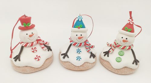 Argile bonhomme de neige 3S 7*7*9