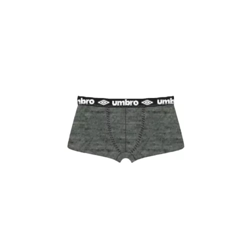 Sous-vêtement pour homme - caleçon en coton - M - gris foncé avec ceinture noire - Umbro