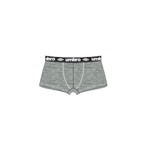 Férfi alsónadrág - pamut boxeralsó - M - világosszürke fekete derékgumival - Umbro