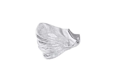 Chaussettes unisexes - chaussettes invisibles en coton - 40-46 - gris - Umbro