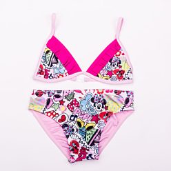   Maillot de bain Minnie Mouse pour petite fille - maillot de bain deux pièces - rose clair - 128