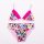 Maillot de bain Minnie Mouse pour petite fille - maillot de bain deux pièces - rose clair - 128