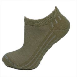   Chaussettes invisibles de sport unisexes en coton - 43-46 - marron - Evidence