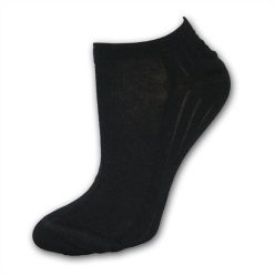   Chaussettes invisibles de sport unisexes en coton - 35-38 - noir - Evidence