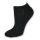 Chaussettes invisibles de sport unisexes en coton - 35-38 - noir - Evidence