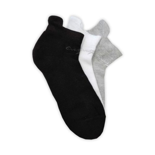 Chaussettes de course en coton unisexes - 3 paires - Evidence