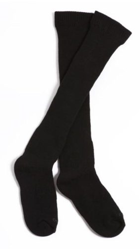 Chaussettes en coton peluche unisexes - chaussettes en coton peluche - 39-42 - noir - Evidence