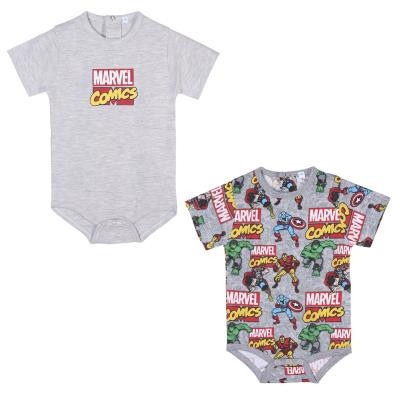 Barboteuse Avengers pour bébé - 2 pièces/paquet