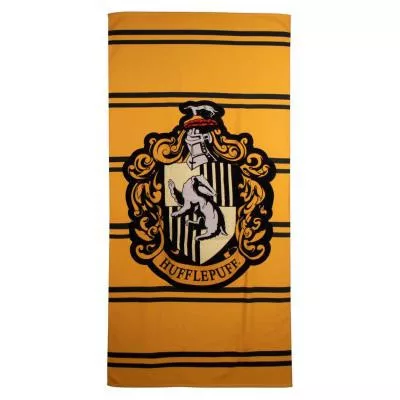 Harry Potter HUFFLEPUFF prémium gyorsan száradó strandtörölköző 70x140cm
