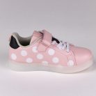 Disney Minnie Mouse chaussures de rue pour enfants avec LED clignotantes et lumineuses