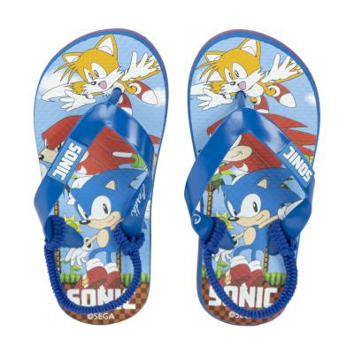 Chaussons premium Flip-Flop Sonic avec attache talon