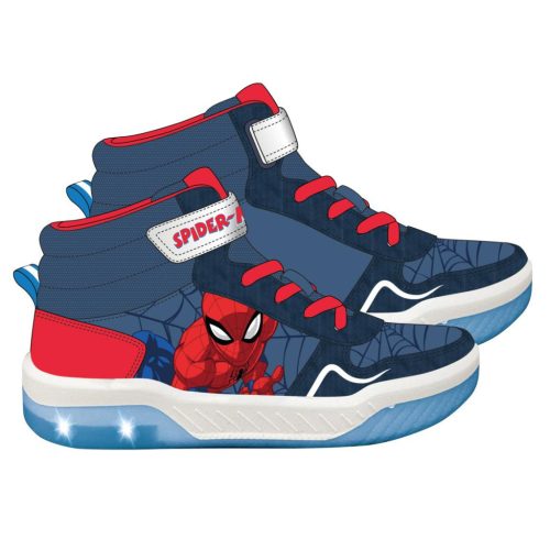 Chaussures de rue pour enfants Spiderman avec LED clignotante
