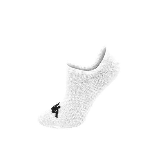 Chaussettes invisibles en coton respirant Kappa - 3 paires/paquet - blanc - 43-46