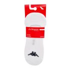 Chaussettes invisibles en coton respirant Kappa - 3 paires/paquet - blanc - 43-46