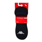 Chaussettes invisibles en coton respirant Kappa - 3 paires/paquet - noir - 39-42