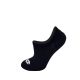Chaussettes invisibles en coton respirant Lotto - 3 paires/paquet - noir - 43-46
