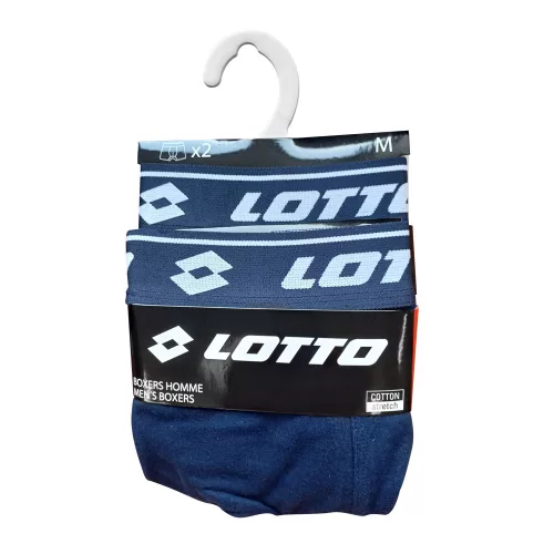 Lotto homme caleçon en coton - lot de 2 - bleu foncé - XL