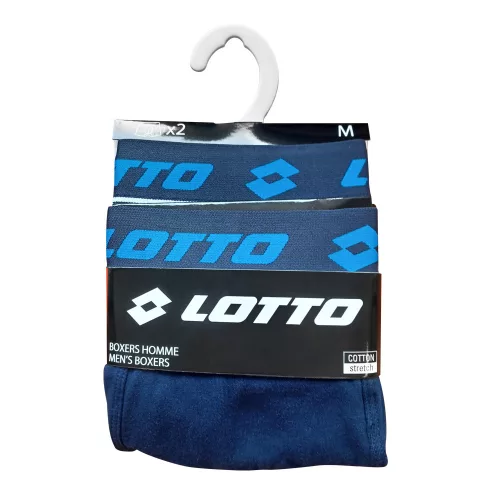 Lotto homme caleçon en coton - lot de 2 - bleu foncé - XXL