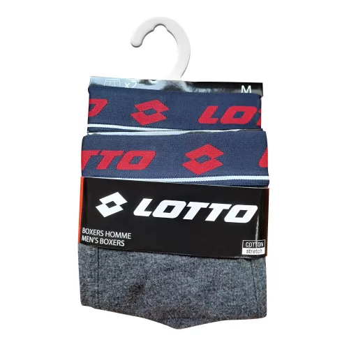 Lotto homme caleçon en coton - lot de 2 - gris foncé - XXL