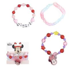 Ensemble de 3 bracelets Minnie Mouse