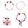 Ensemble de 3 bracelets Minnie Mouse