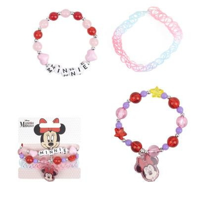 Ensemble de 3 bracelets Minnie Mouse