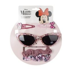   Ensemble beauté Minnie Mouse, lunettes de soleil + barrette + élastique