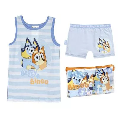 Pyjama en coton sans manches Bluey jusqu'à 2 ans