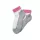 Chaussettes de sport en coton pour femmes - semelle en peluche - 39-42 - gris-blanc - Evidence