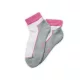 Chaussettes de sport en coton pour femmes - semelle en peluche - 39-42 - gris-blanc - Evidence