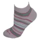 Chaussettes invisibles rayées pour femmes - chaussettes invisibles en coton - 35-38 - rose clair - Evidence
