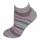 Chaussettes invisibles rayées pour femmes - chaussettes invisibles en coton - 39-42 - rose clair - Evidence
