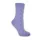 Chaussettes pour femmes - chaussettes de cheville en coton - 39-42 - motif à carreaux violet - Evidence